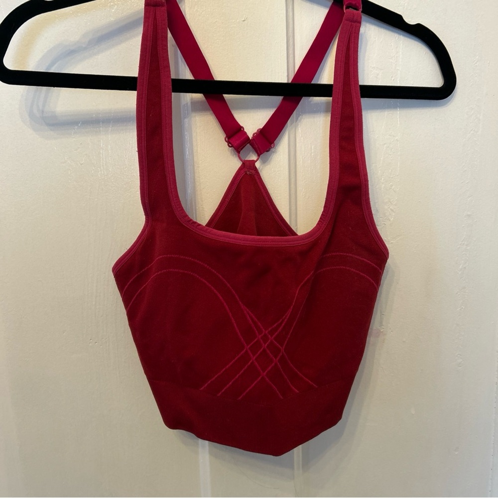 Fabletics Crimson Crossback Sports Bra